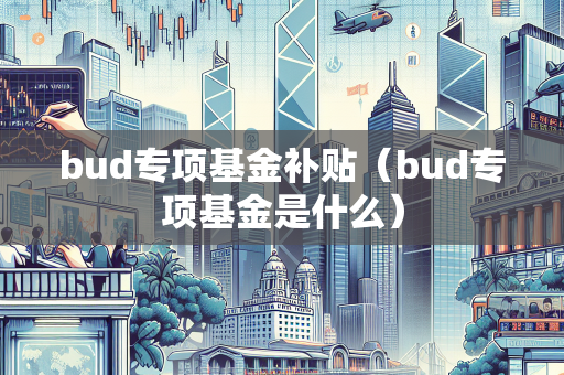 bud专项基金补贴（bud专项基金是什么）